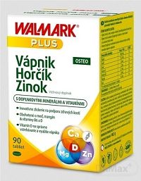 WALMARK Vápnik Horčík Zinok OSTEO (inov.obal 2018) tbl 1x90 ks