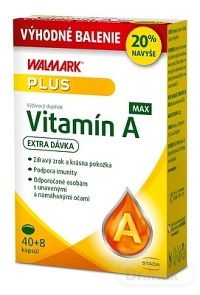 WALMARK Vitamín A MAX Vianoce 1×48 cps, 40+8 navyše