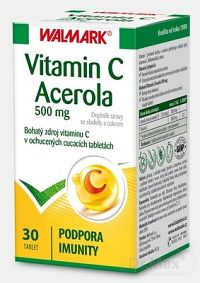 WALMARK Vitamin C Acerola 500 mg tbl (cmúľacie)1x30 ks