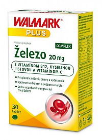 WALMARK Železo COMPLEX 20 mg tbl (inov. obal 2019) 1x30 ks