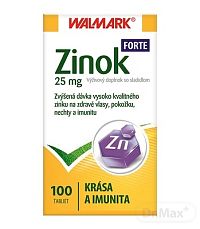 WALMARK ZINOK FORTE 25 mg tbl (inovovaný obal 2015) 1x100 ks