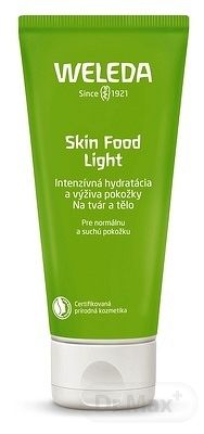 Weleda Skin Food ľahký hydratačný krém pre suchú pokožku 75 ml