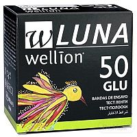 Wellion Luna GLU testovacie prúžky k prístroju 50 ks