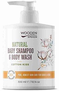 WOODENSPOON DETSKY SPRCH GEL/SHP 2V1 C.KISS 300ML