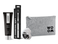 WOOM Carbon+ darčeková sada zubnej starostlivosti, 3 ks 1×3 ks