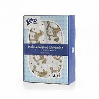 XKKO Organic Biobavlnená plienka 120x120, Rocking Horses Gold