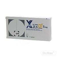 XYZAL tbl flm 5 mg 1x7 ks