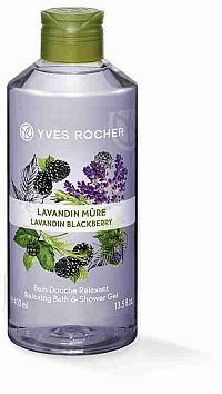 Yves Rocher Lavandin & Blackberry relaxačný sprchový gél 400 ml