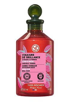 Yves Rocher Malinový ocot pre lesklé vlasy 1×150 ml ocot pre lesklé vlasy