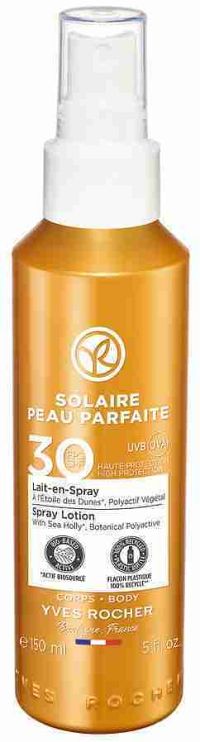 Yves Rocher Solaire Peau Parfaite mlieko na opaľovanie spray SPF30 150 ml