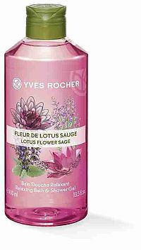 Yves Rocher Sprchovací gél Lotosový kvet & šalvia PLAISIRS NATURE 400 ml