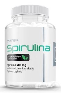 Zerex Spirulina 500 mg 1×120 cps, výživový doplnok