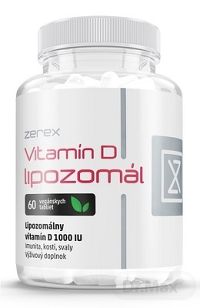 Zerex Vitamín D lipozomál 1000 IU 1×60 tbl, výživový doplnok