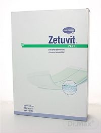ZETUVIT Plus kompres nasiakavý sterilný (20x25 cm) 1x10 ks