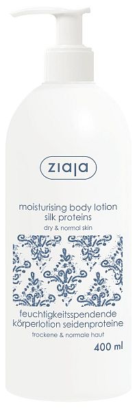 Ziaja - telové hydratačné s proteínmi hodvábu 1×400 ml, telové mlieko