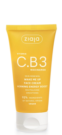 Ziaja Vitamin C.B3 Niacinamide energizujúci denný krém pre okamžité prebudenie 50 ml