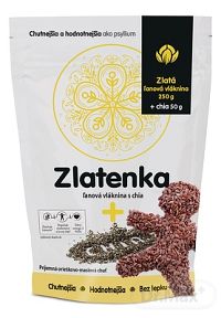Zlatenka Ľanová vláknina s chia (250 g ľanová vláknina + 50 g chia) 1x300 g