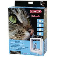ZOLUX CAT DOOR dvierka pre mačku magnetické zamykanie 15x17cm biele