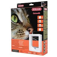 ZOLUX CAT DOOR TUNEL dvierka pre mačku 4 pozície zamykania 15,5x17cm biele
