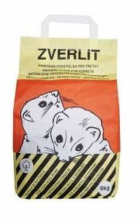 Zverlit Pre Fretky Hnedy 1×6 kg, podstielka pre fretky
