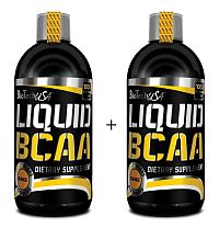 1+1 Zadarmo: Liquid BCAA - Biotech USA 1000ml+1000ml Citrón