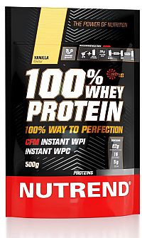 100% Whey Protein 500 g od Nutrend 500 g Čokoláda+Kakao
