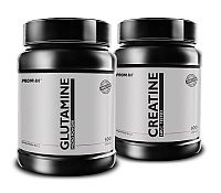 Akcia: Glutamine + Creatine HPLC - Prom-IN 500 g + 500 g