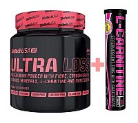 Akcia: Ultra Loss + L-Carnitine Zadarmo - Biotech USA 450 g Vanilla