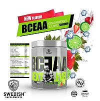 BCEAA Next Level - Swedish Supplements 500 g Strawberry+Lime