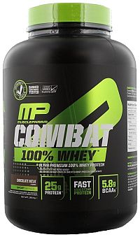 Combat 100% Whey Protein - Muscle Pharm 1814 g Strawberry