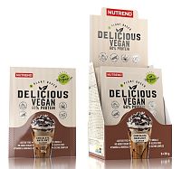 Delicious Vegan 60 % Protein - Nutrend  5 x 30 g Chocolate+Hazelnut