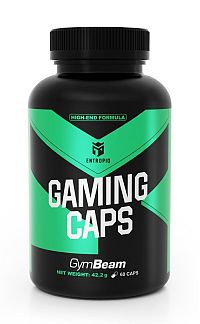 Entropiq Gaming Caps - GymBeam 60 kaps.