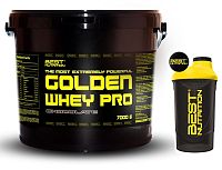 Golden Whey Pro + Šejker Zadarmo od Best Nutrition 2,25 kg Kokos