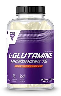 L-Glutamine Micronized T6 - Trec Nutrition 240 kaps.