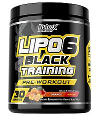 Lipo 6 Black Training - Nutrex 195 g Orange+Mango