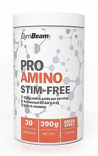Pro Amino Stim-Free - GymBeam 390 g Green Apple