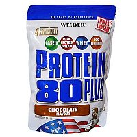 Protein 80 Plus - Weider 2000 g Jahoda