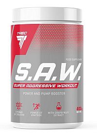 S.A.W. Powder - Trec Nutrition 400 g Blackcurrant+Lemon