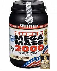 Super Mega Mass 2000 od Weider 1500 g Vanilka