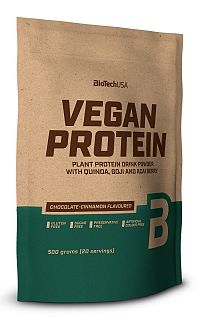 Vegan Protein - Biotech 500 g Čokoláda+Škorica