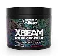 XBEAM Energy Powder - GymBeam 360 g Strawberry Kiwi 