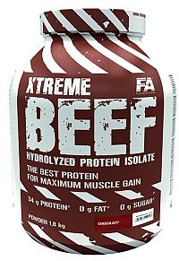 Xtreme BEEF Protein od Fitness Authority 1800 g Biela čokoláda-Kokos