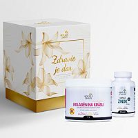 Adelle Davis Darčekový balíček KRÁSA (Adelle Davis Kolagén na krásu 187g, Adelle Davis - Zinok Forte, 25 mg, 60 kapsúl)