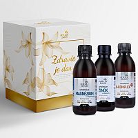 Adelle Davis Darčekový balíček SRDCE lipo (Adelle Davis lipozomálne magnézium 200ml, Adelle Davis lipozomálne B-komplex 200ml, Adelle Davis lipozomálny zinok 200ml)