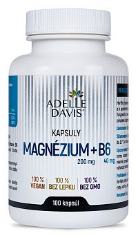 Adelle Davis - Horčík s vitamínom B6, 100 kapsúl