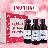 Adelle Davis Láska Zdravie Prináša - balíček IMUNITA+ (Lipozomálny vitamín D3, 200ml; Lipozomálny vitamín C, 200ml; Lipozomálny Glutatión, 200ml)