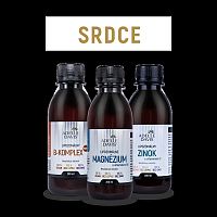 Adelle Davis Srdce Trio - (Adelle Davis lipozomálny zinok 200 ml, Adelle Davis lipozomálny B-komplex 200 ml, Adelle Davis lipozomálne magnézium 200 ml)