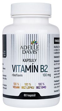 Adelle Davis - Vitamín B2 100 mg, 60 kapsúl