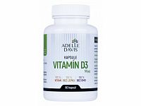 Adelle Davis - Vitamín D3, 60 kapsúl