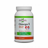 NATURAL Omega-3 - Rybí olej - 1000 mg - 100 kapsúl